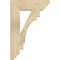 Ekena Millwork Merced Slat Rough Sawn Bracket, Douglas Fir, 4"W x 16"D x 24"H BKT04X16X24MRC06RDF - alternate 4